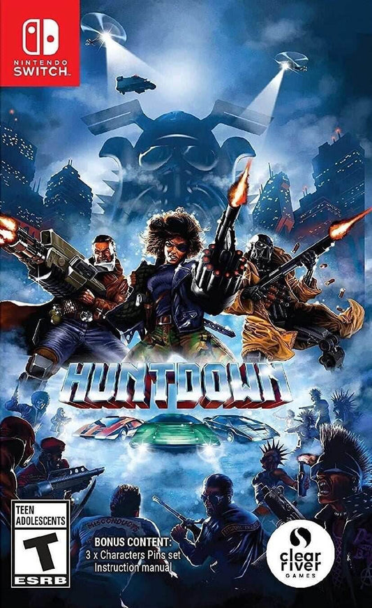 Huntdown (Nintendo Switch) - Game Manual Only