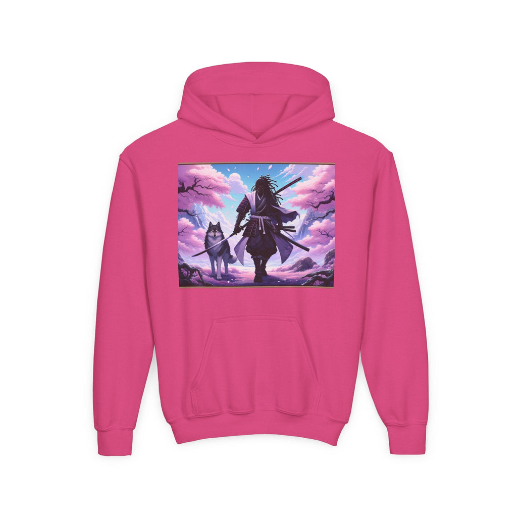 Walking The Wolves to Battle Youth Hooded Sweatshirt