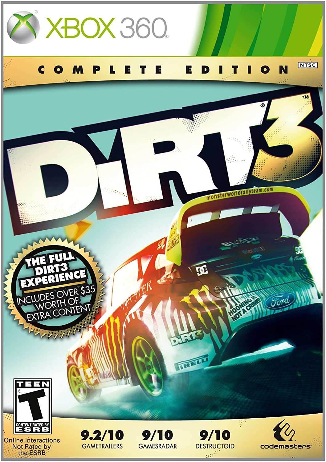 DiRT 3: Complete Edition (Xbox 360) - Game Manual Only