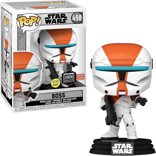 POP! Star Wars: Republic Commando - Boss (Glow) Vinyl Figure - 