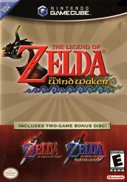 The Legend of Zelda: The Wind Waker / The Legend of Zelda: Ocarina of Time / Master Quest (GameCube) - Game Only