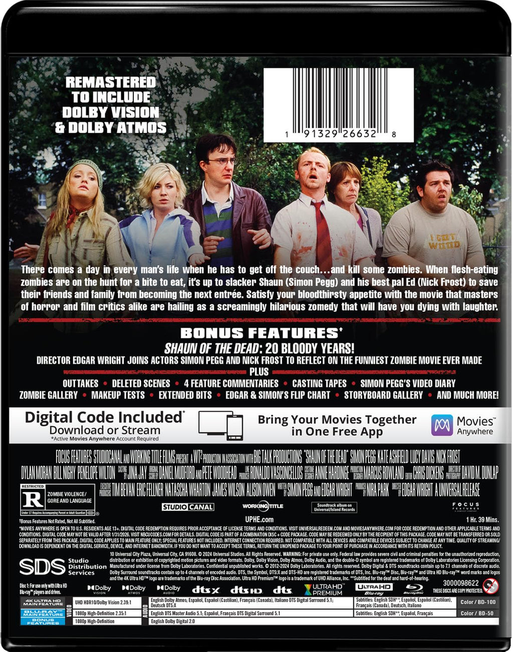 Shaun of the Dead [4K Ultra HD + Blu-ray + Digital]