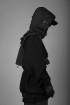 HiH34 Black Tech Guard Hoodie - Black / M