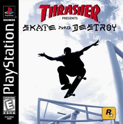 Thrasher Skate and Destroy (Playstation) - Game Manual Only