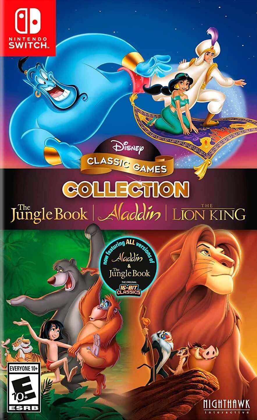 Disney Classic Games Collection: Jungle Book, Alladin & Lion King (Nintendo Switch) - Brand New