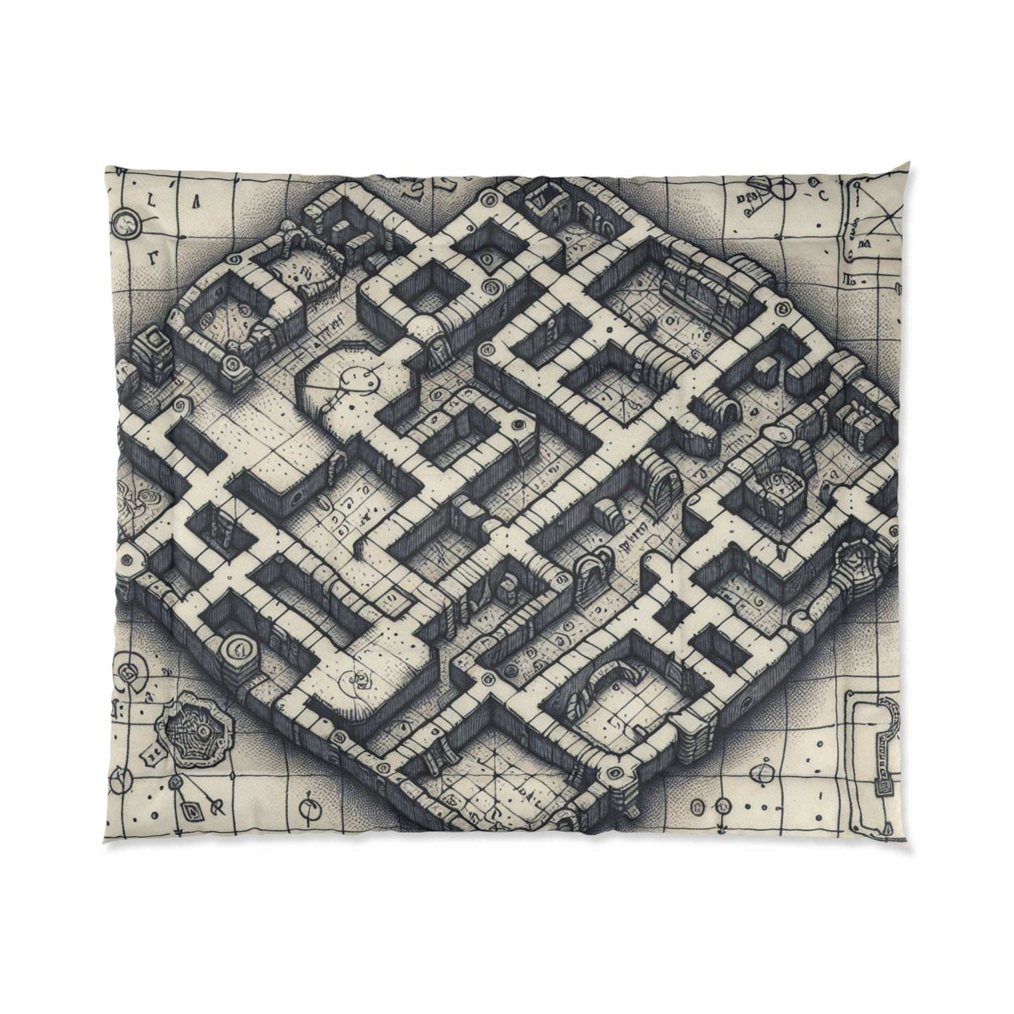 Dungeon map version 2 Comforter - 