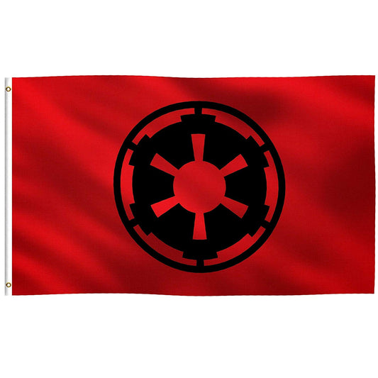 Star Wars Galactic Empire Flag (Red)