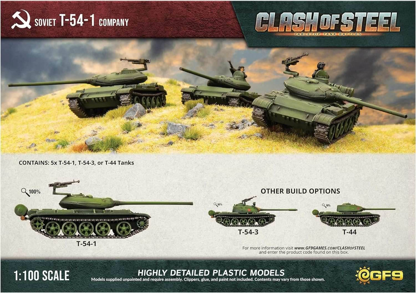 Clash of Steel - Soviet: T-54-1 Company - 