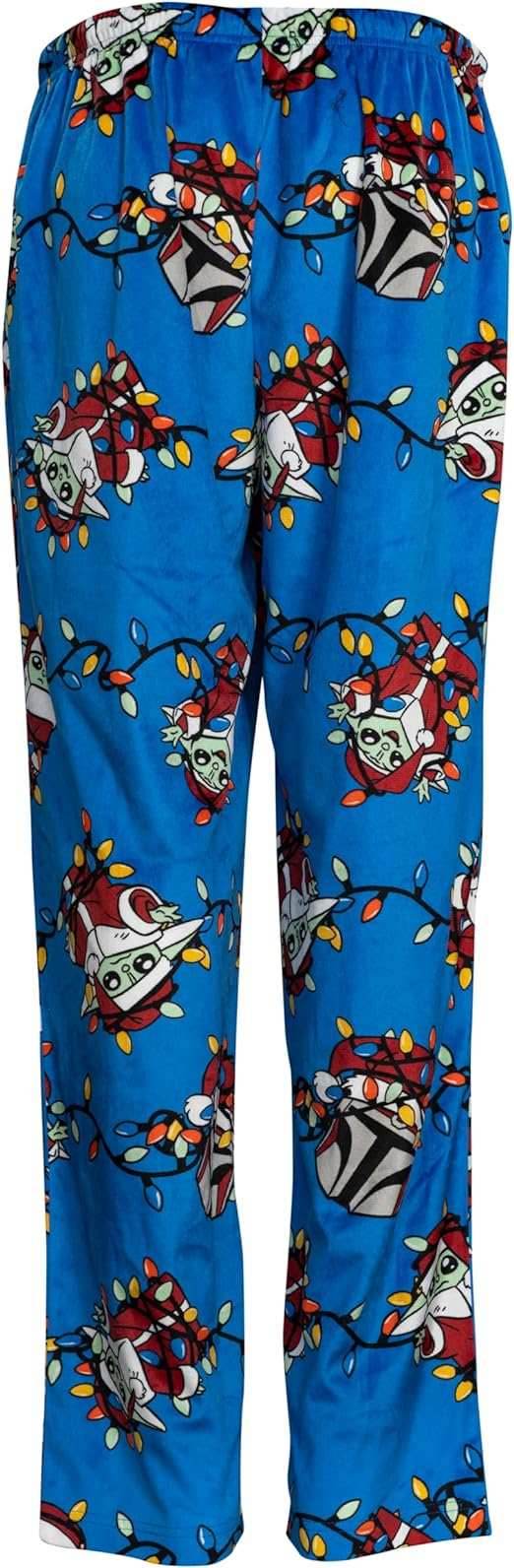 Yoda Grogu Lights Blue Lounge Pants - S