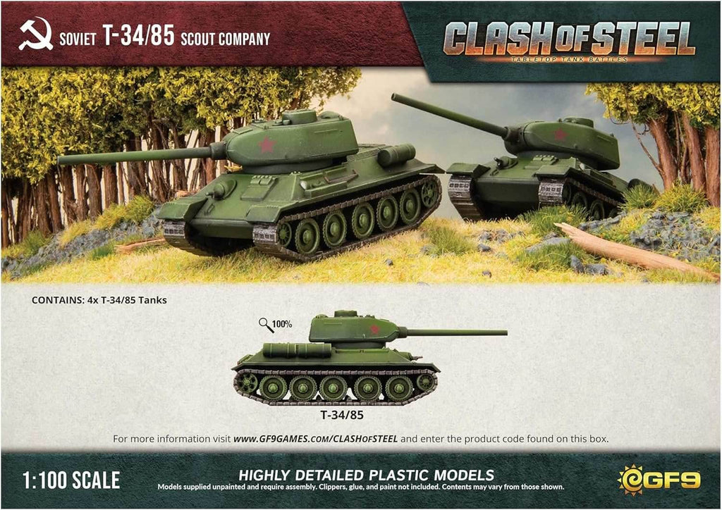Clash of Steel - Soviet: T-34/85 Scout Company - 