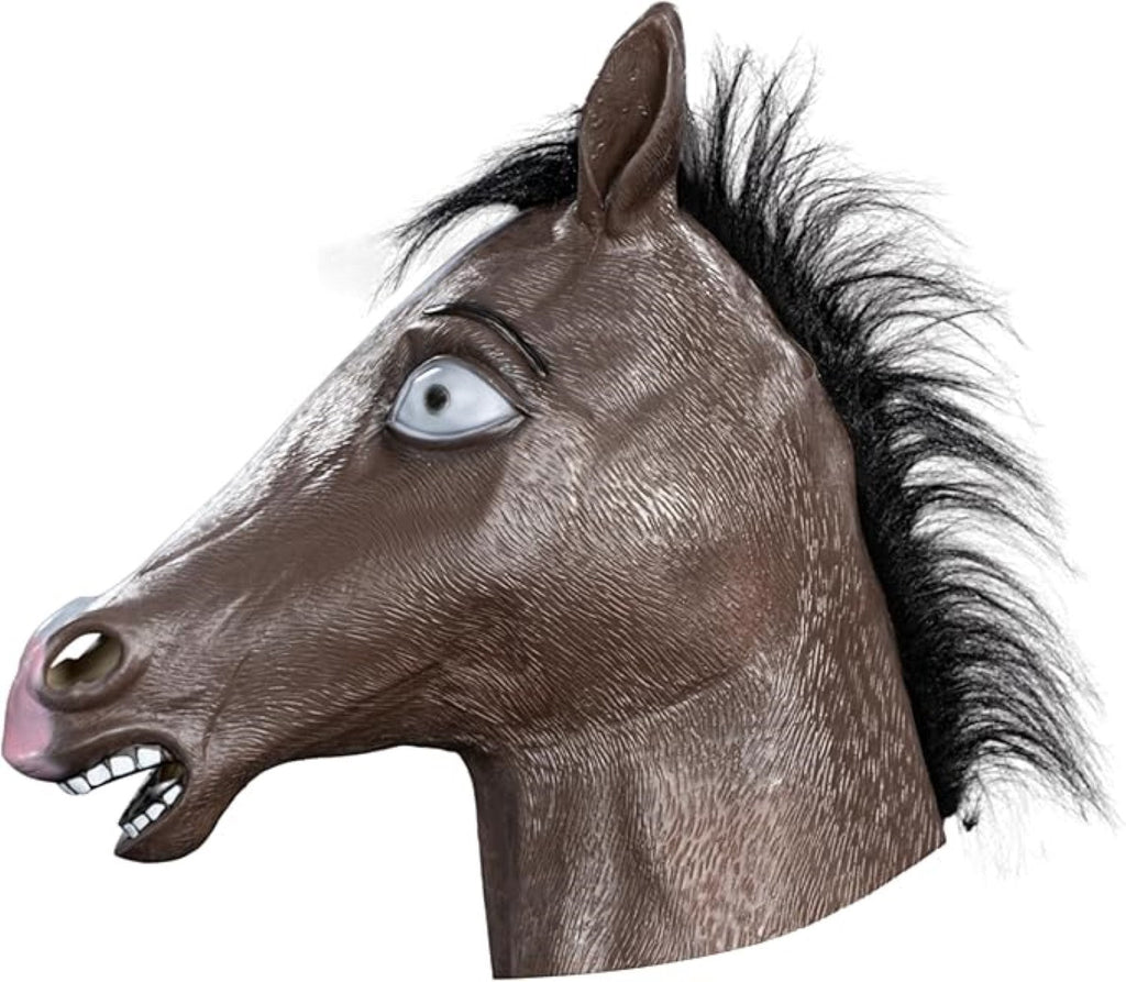 Funny Cartoon TV Series Jack Horse Guy Halloween Costume Cosplay Mask