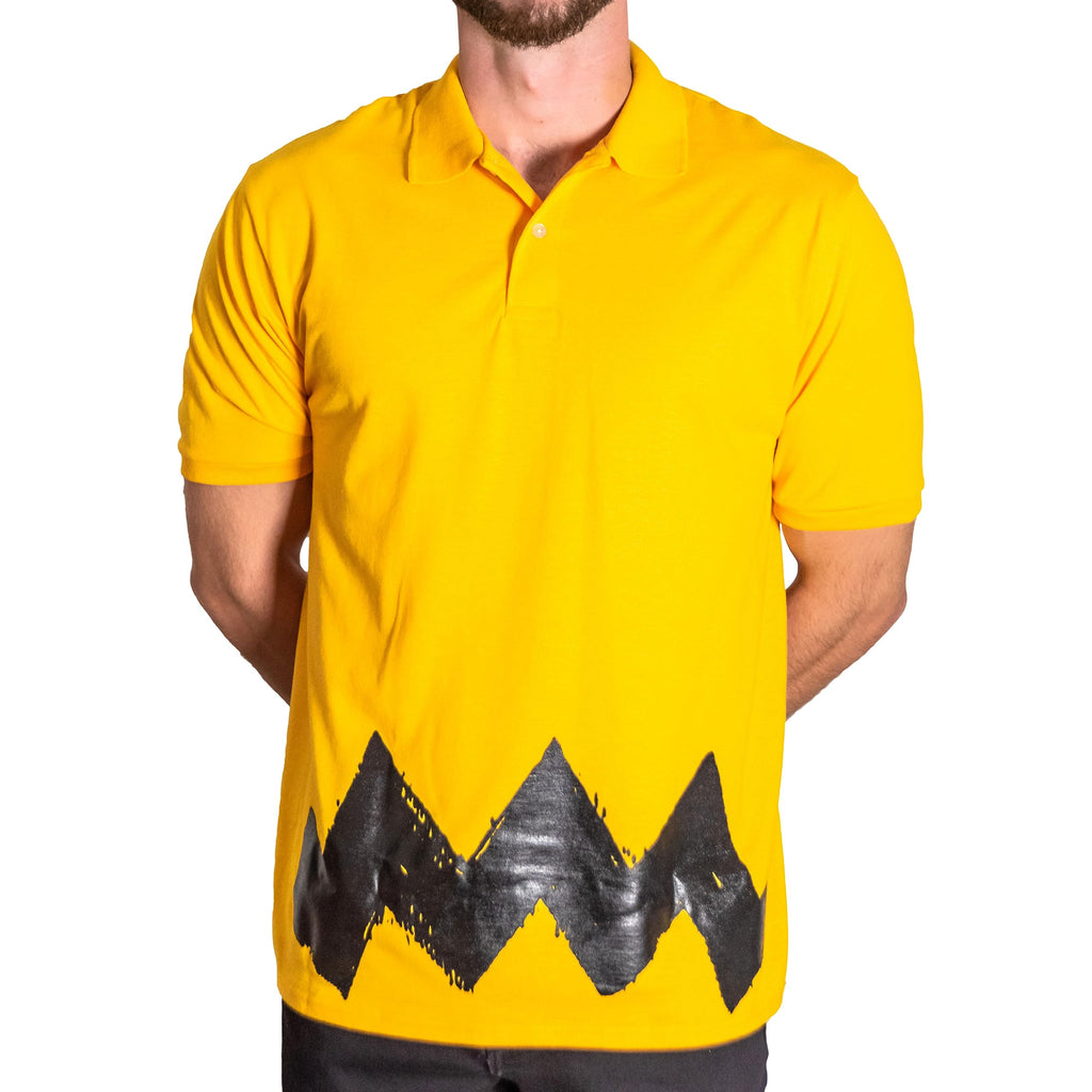 Charlie Brown Polo Button Up Costume T-Shirt