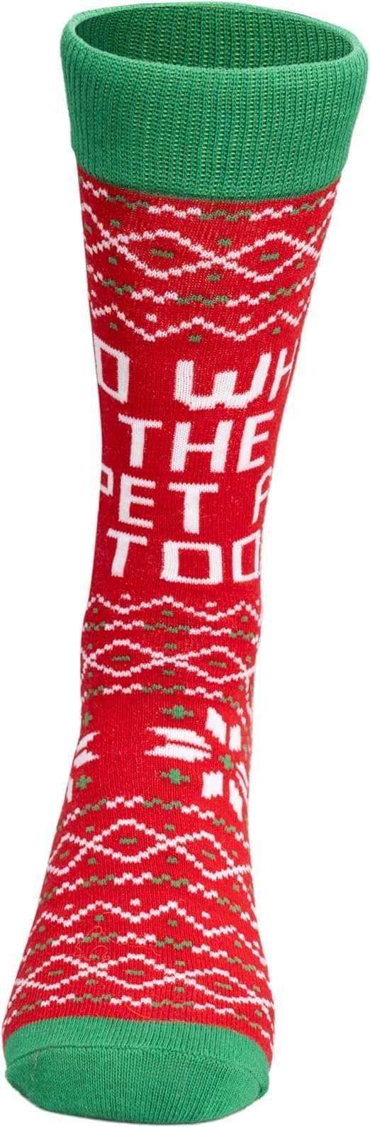 Todd and Margo Adult Unisex Socks - Red