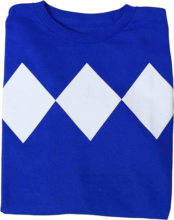 Mighty Morphin Power Rangers Boys Youth Shirt - Blue / YXS
