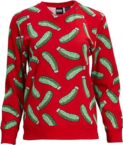 Rick and Morty Pickle Youth Red Sweatshirt - XS