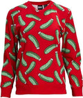 Rick and Morty Pickle Youth Red Sweatshirt - XS