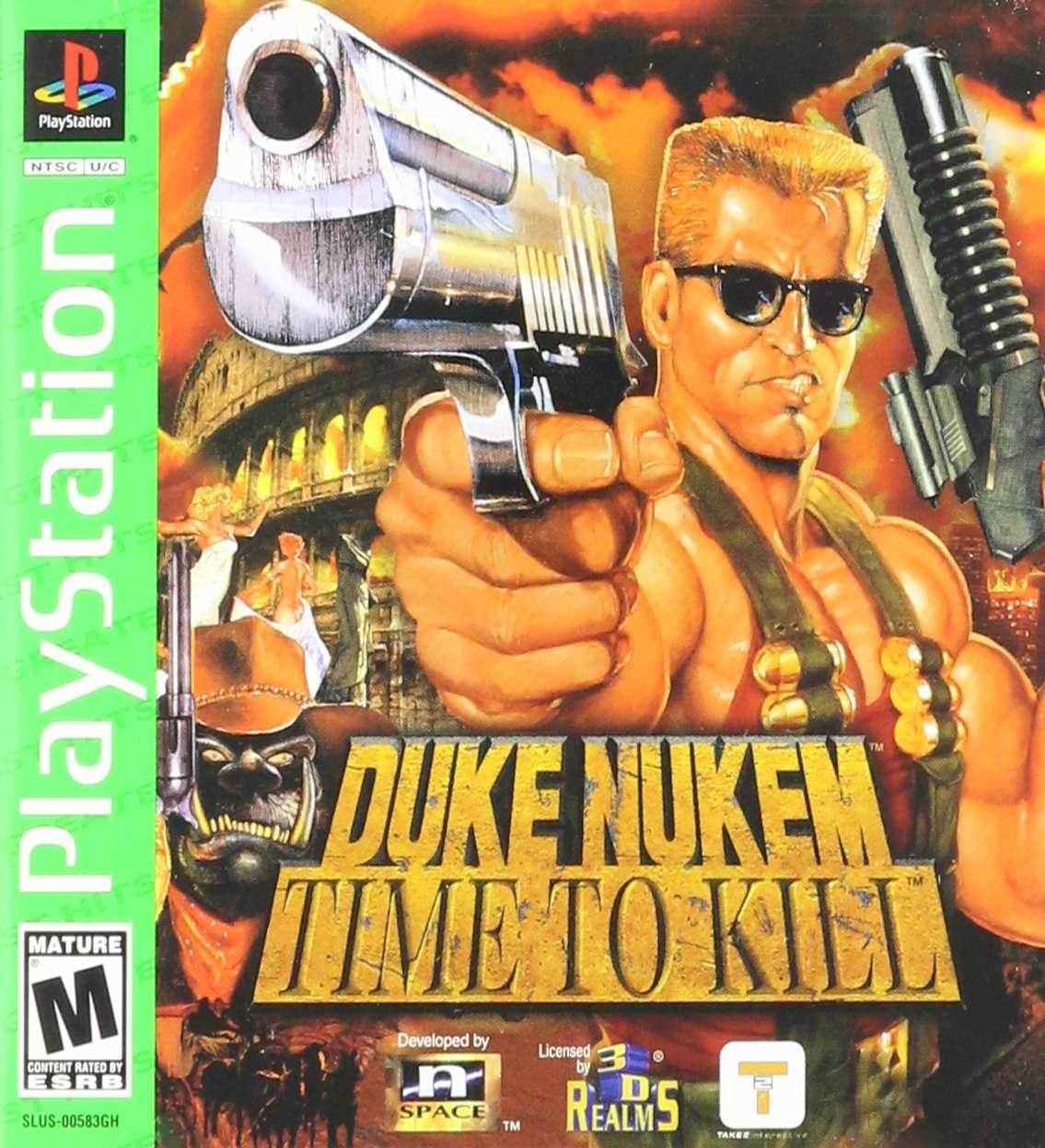 Duke Nukem: Time To Kill (Greatest Hits) (Playstation) - Game Manual Only