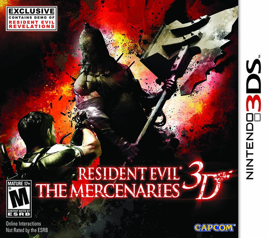 Resident Evil: The Mercenaries 3D (Nintendo 3DS) - Game Manual Only