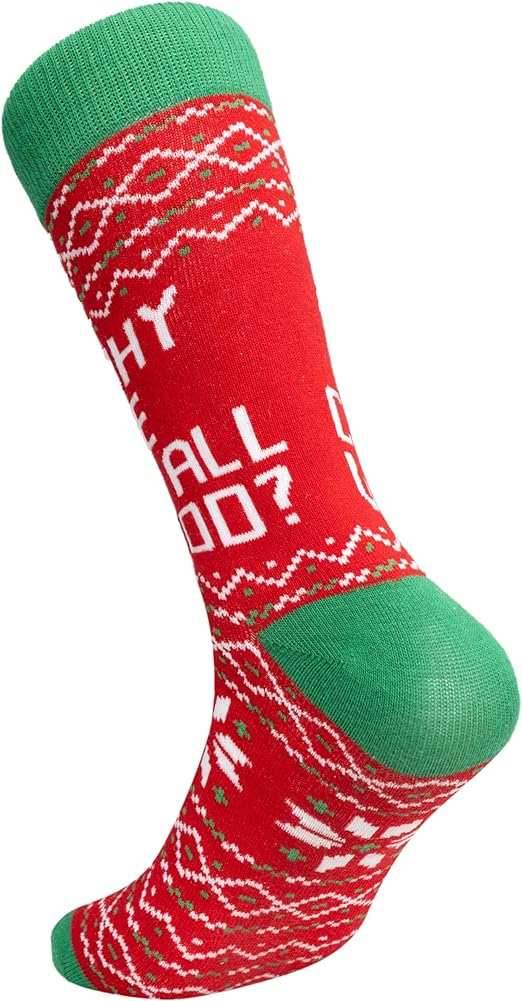Todd and Margo Adult Unisex Socks - Red