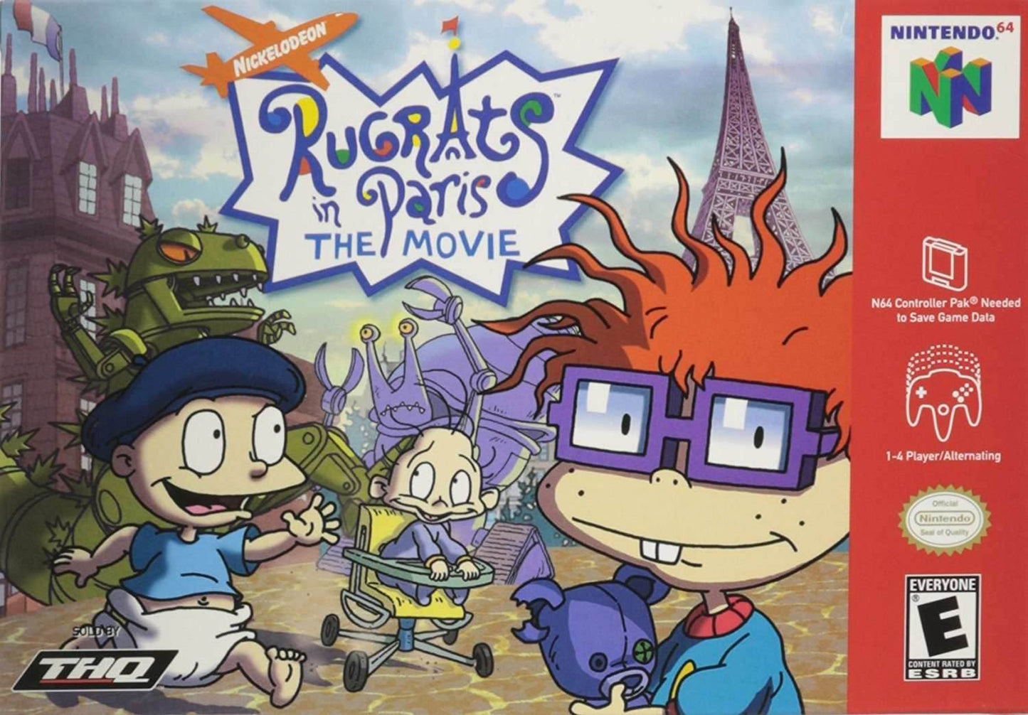 Rugrats In Paris: The Movie (Nintendo 64) - Game Manual Only