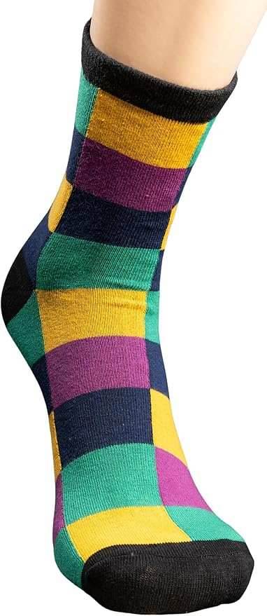 Joke Ha Ha Clown Socks Footwear Halloween Costume Cosplay Accessory - 