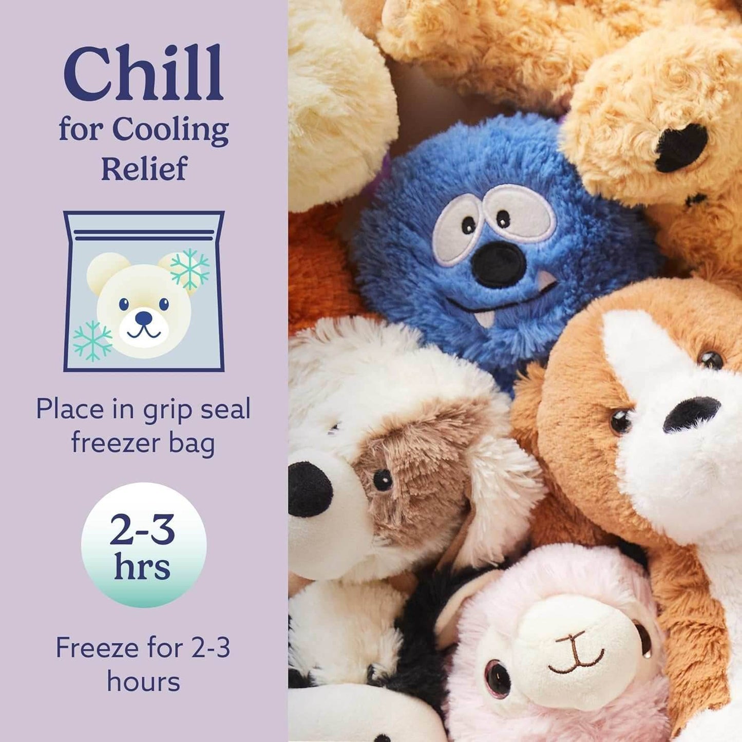 Warmies Blue Monster - Blue Monster