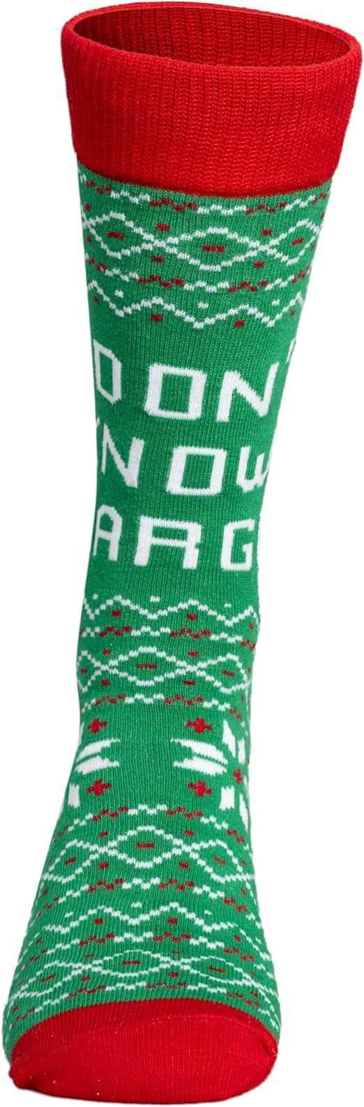 Todd and Margo Adult Unisex Socks - Red