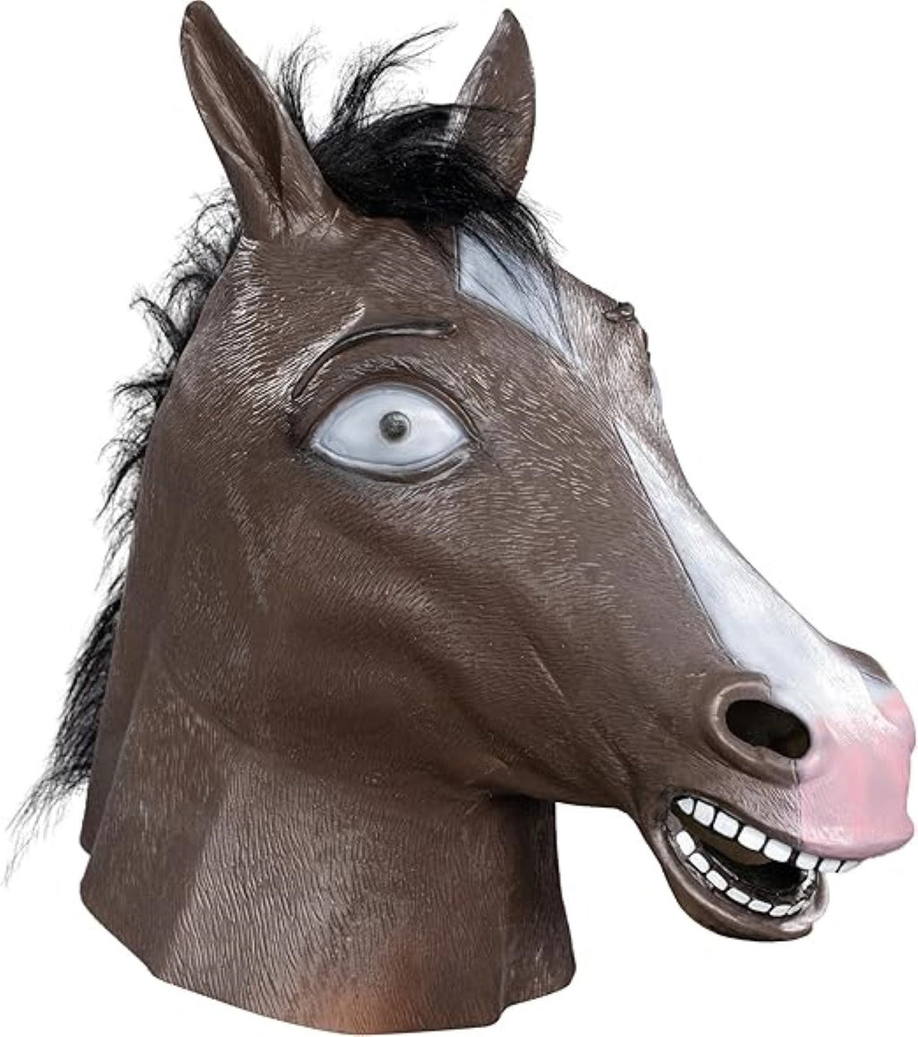 Funny Cartoon TV Series Jack Horse Guy Halloween Costume Cosplay Mask