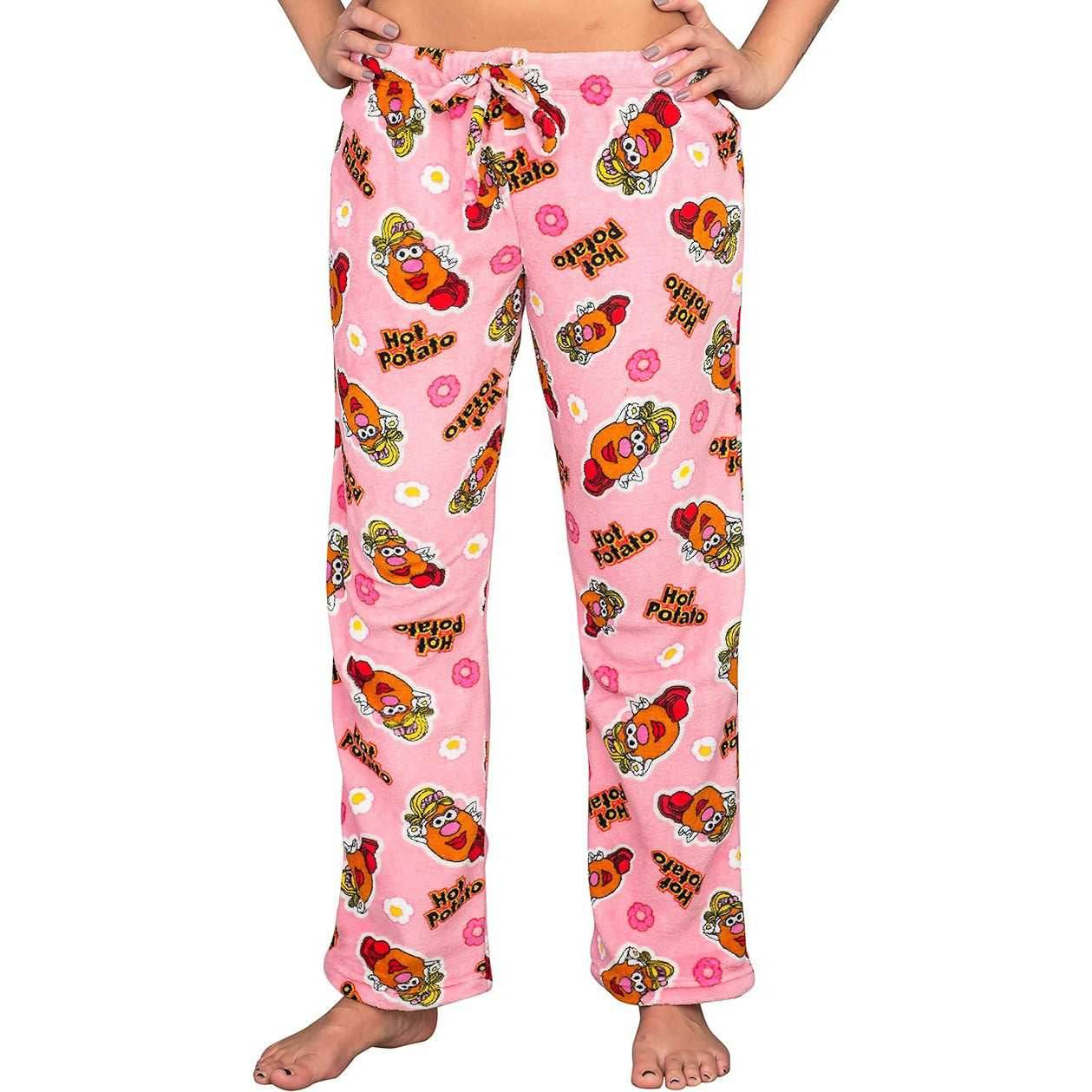 Mr Potato Head Pink Hot Potato Plush Lounge Pants - S
