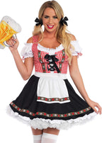 Beer Garden Babe Oktoberfest Costume - Women's Bavarian Dirndl Dress