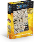 ABYstyle One Piece Anime Wanted Poster Jigsaw Puzzle 1000 Pcs Featuring Luffy, Zoro, Chopper & Sanji Ideal Gift for Anime and Puzzle Enthusiasts Family-Friendly Activity
