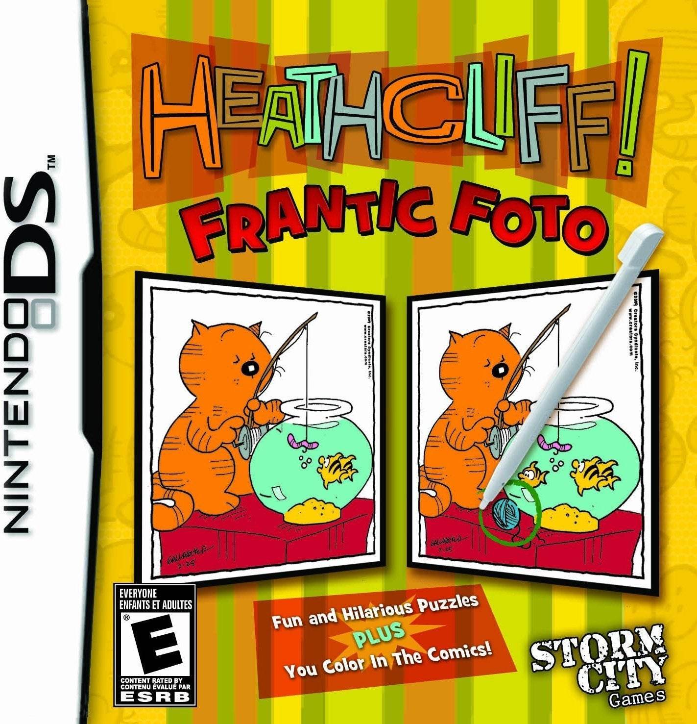 Heathcliff! Frantic Foto (Nintendo DS) - Game Manual Only