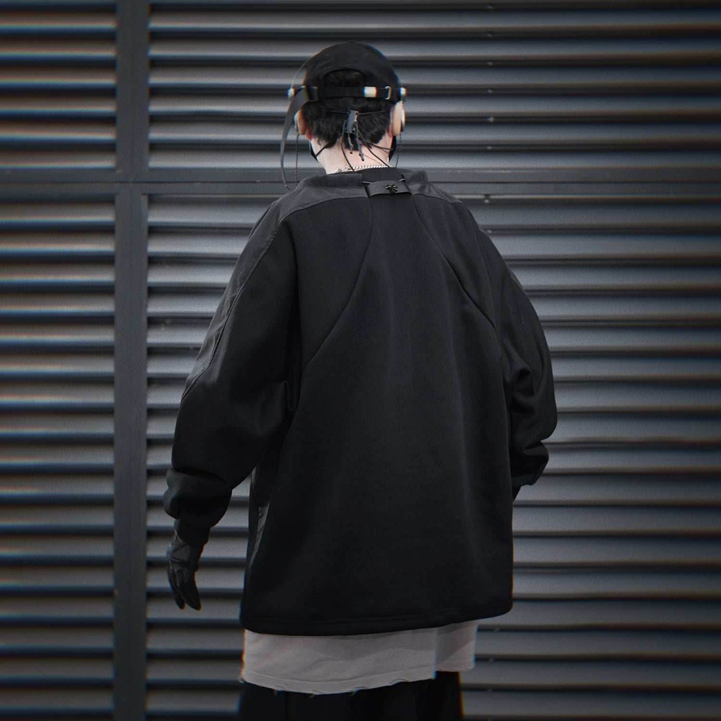 HiH55 Patchwork I-Tech Crewneck - M