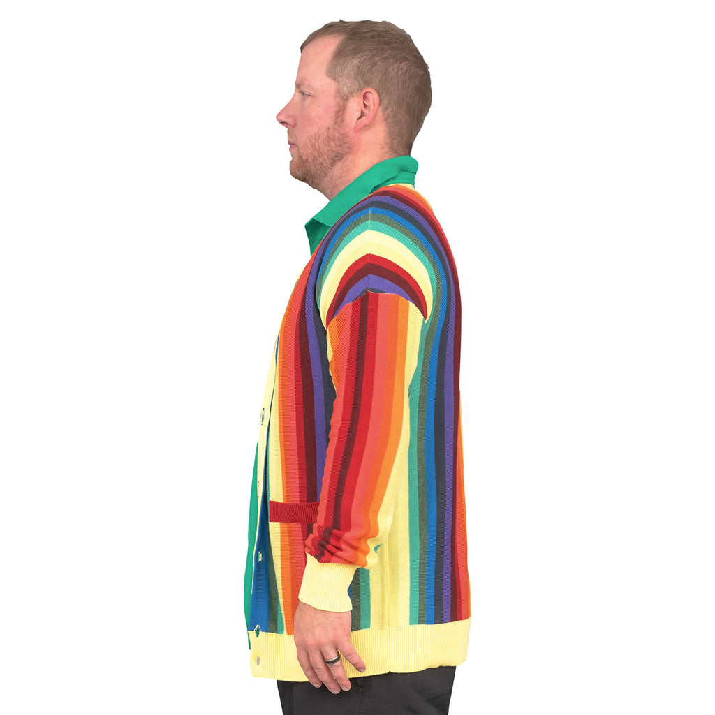 Caddyshack Caddy Rainbow Sweater Halloween Costume Cardigan
