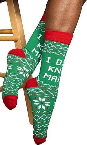 Todd and Margo Adult Unisex Socks - Red