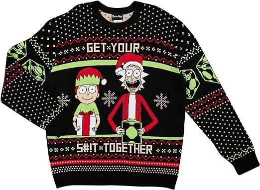Ripple Junction Rick and Morty Sweater - XS