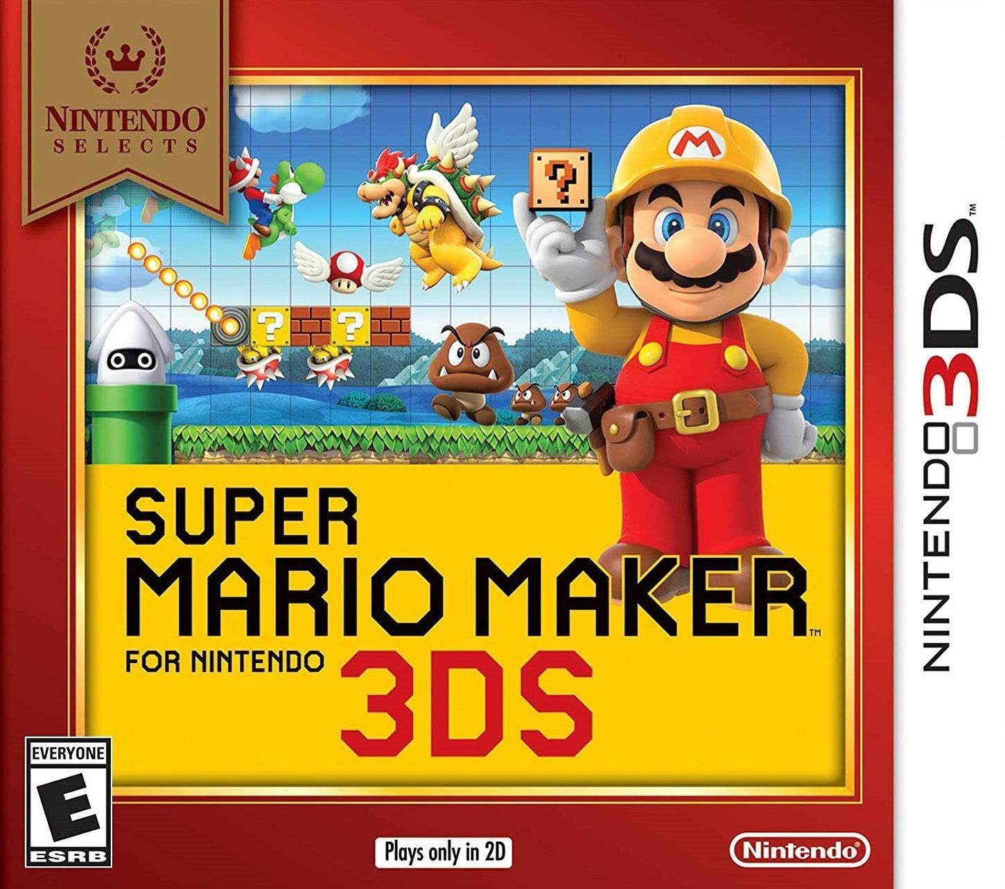 Super Mario Maker 3DS (Nintendo Selects) (Nintendo 3DS) - Game Manual Only