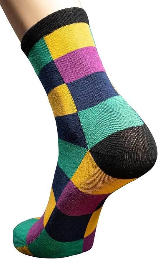 Joke Ha Ha Clown Socks Footwear Halloween Costume Cosplay Accessory - 