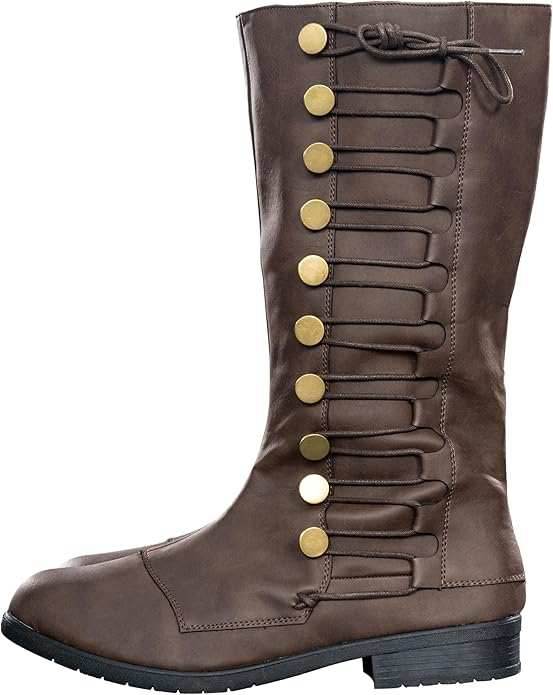 Big Trouble Jack Burton Replica Halloween Cosplay Costume Boots - M