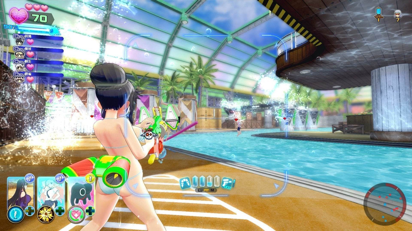 Senran Kagura: Peach Beach Splash (No Shirt, No Shoes, All Service Edition) (Playstation 4) - Complete - Very Good