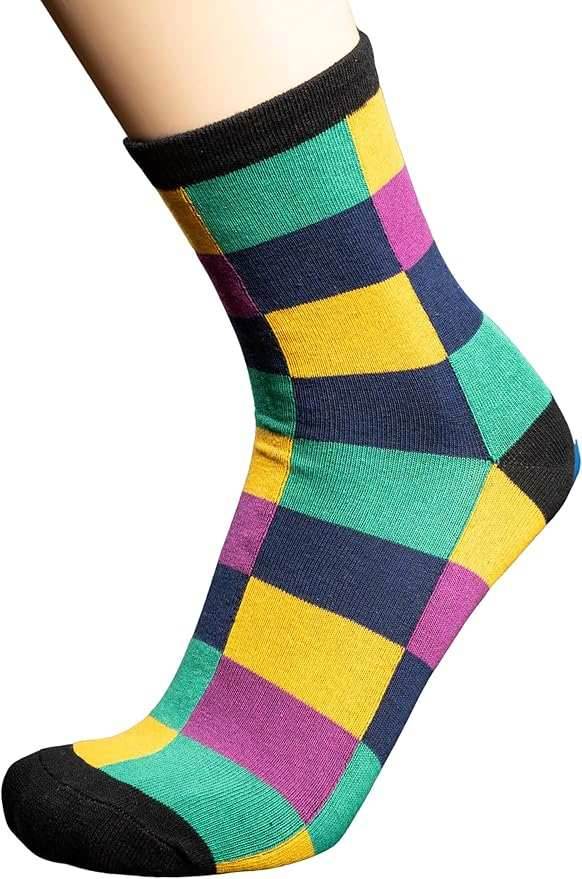 Joke Ha Ha Clown Socks Footwear Halloween Costume Cosplay Accessory - 