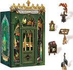 The Darkness Herbarium Dollhouse Kit - Miniature Wizardi Roombox Book Nook Kit Kit