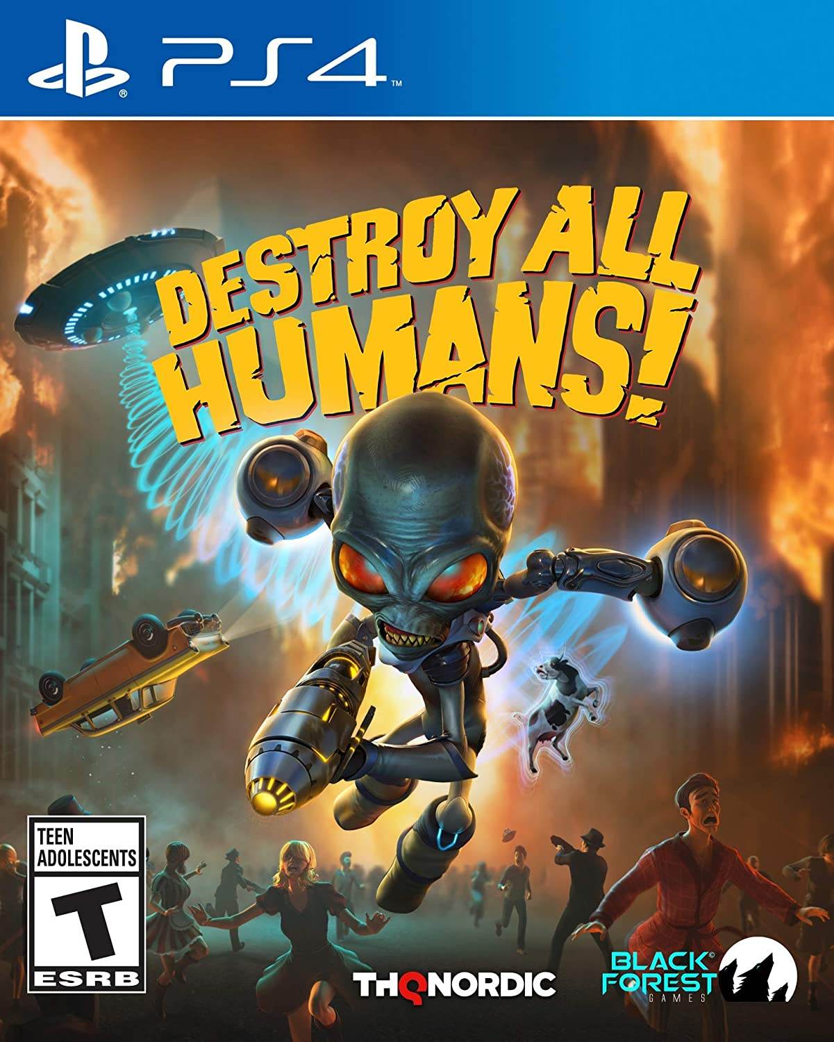Destroy All Humans! (Playstation 4) - Game Manual Only