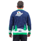 Flying Saucer Tree Abduction Sweater