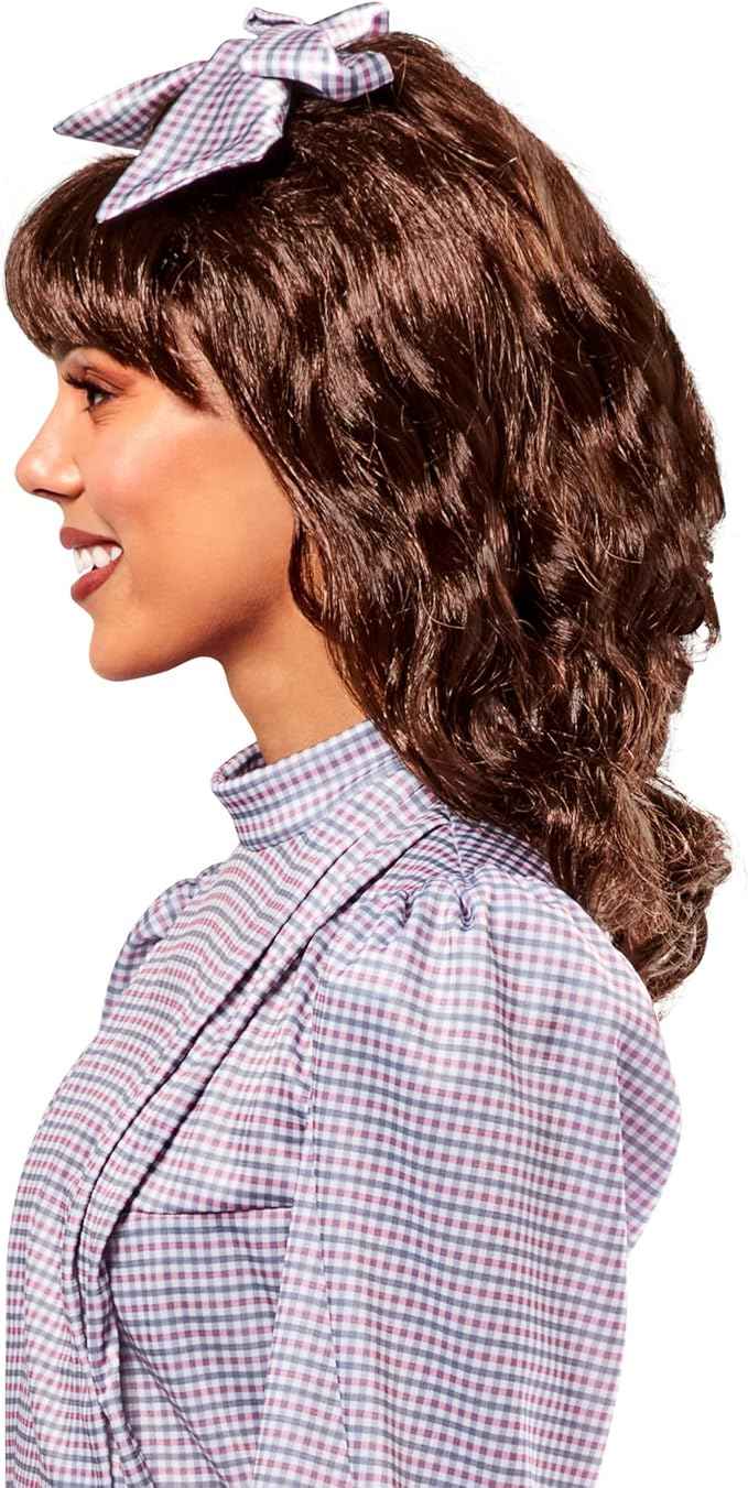 Samantha Parkington Brown Costume Wig with Bangs American Girl Doll