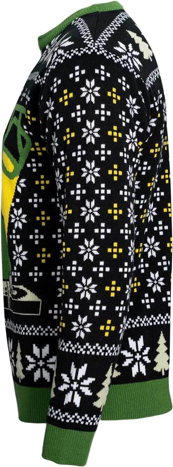 T-Rex DJ Holiday Dinosaur Sweater - XS