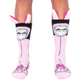 A Christmas Story Pink Bunny Socks with 3D Ears