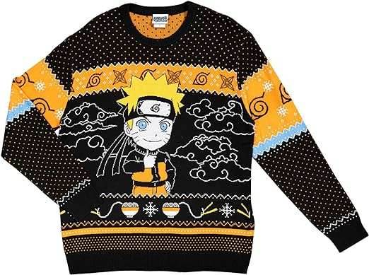 Ripple Junction Naruto Shippuden Sasuke Chibi Sweater - XS