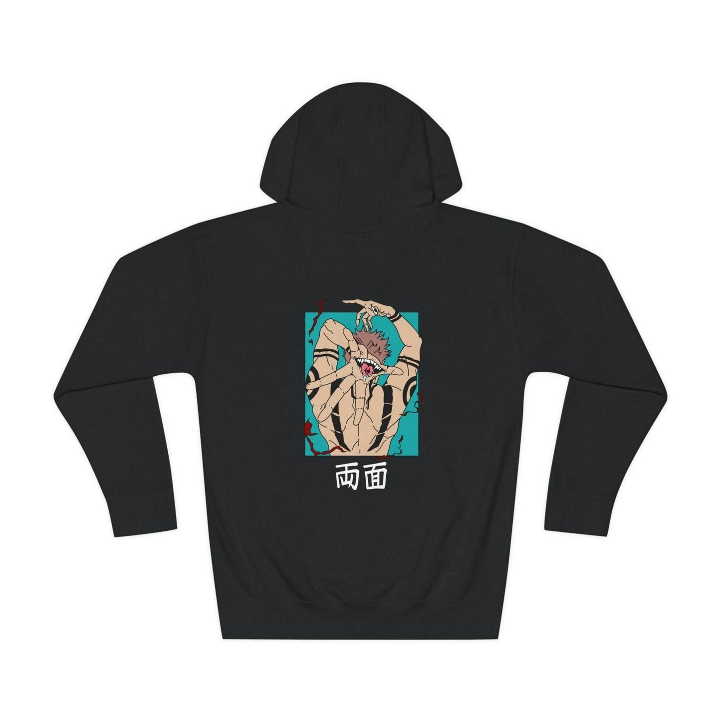Sukuna x Itadori Premium Unisex Anime Manga Hoodie - Black / S