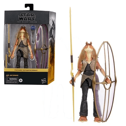 Star Wars: The Black Series - Jar Jar Binks (The Phantom Menace) 6-Inch Deluxe Action Figure - 